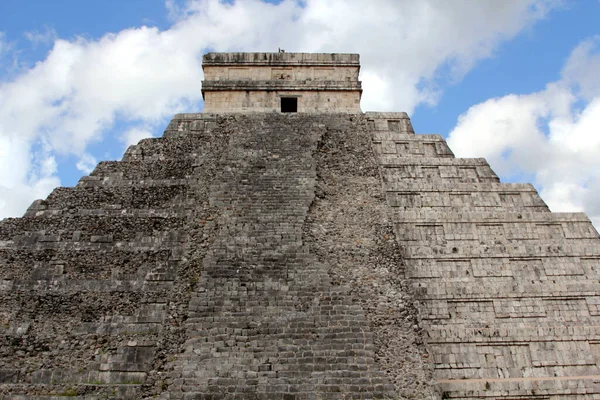 Mayan Pyramid Chichen Itza Chichen Itza One Most Visited Archaeological — Stock Photo, Image