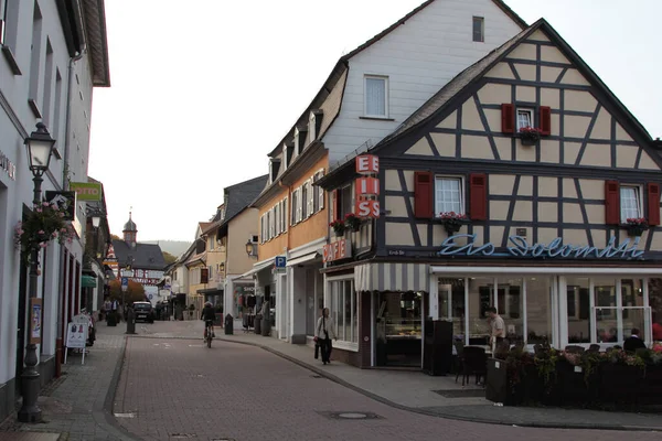 Historyczne Stare Miasto Altstadt Koenigstein Knigstein Taunus Jest Uzdrowiskiem Leży — Zdjęcie stockowe