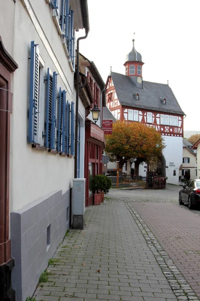 Historische Altstadt Old Town Van Koenigstein Knigstein Taunus Een Kuuroord — Stockfoto