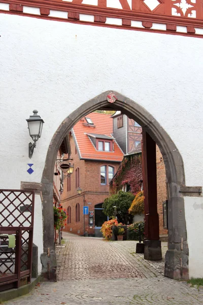 Historical Altstadt Old Town Koenigstein Knigstein Taunus Health Spa Lies — Stock Photo, Image