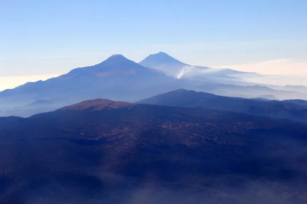 Céu Azul Sobre Montanhas México Montanhas Fundo — Fotografia de Stock