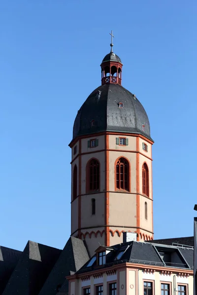 Slavný Kostel Štěpána Mainz Porýní Falcko Německo — Stock fotografie