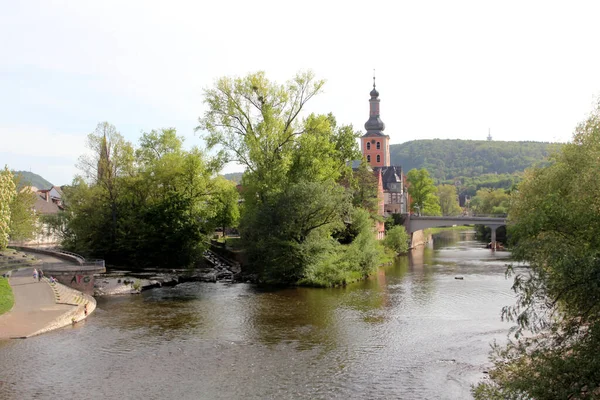 Bad Kreuznach Nahe River Renania Palatinato Germania Bad Kreuznach Una — Foto Stock
