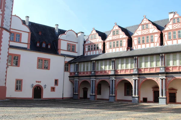 Weilburg Slott Hessen Tyskland Weilburgs Slott Ett Viktigaste Barockpalatsen Hessen — Stockfoto