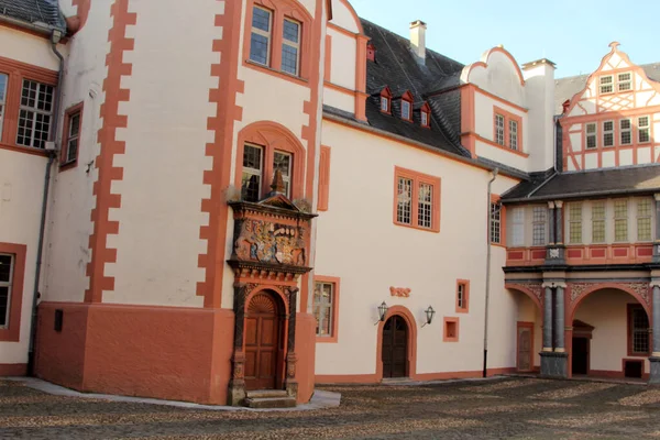 Hrad Weilburg Hesensko Německo Hrad Weilburg Jedním Nejvýznamnějších Barokních Paláců — Stock fotografie