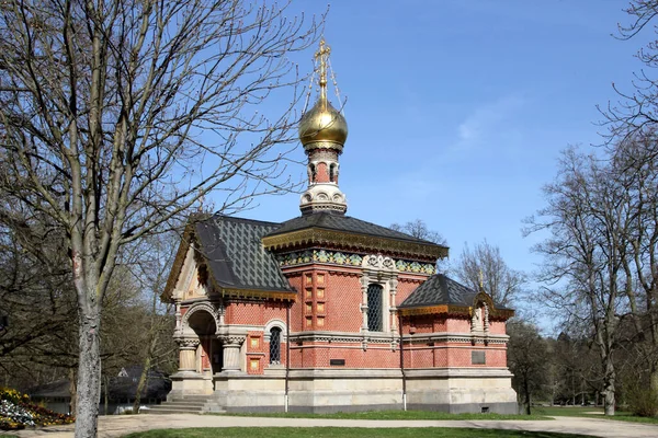 Russische Allerheiligenkirche Bad Homburg Hessen Deutschland — Stockfoto