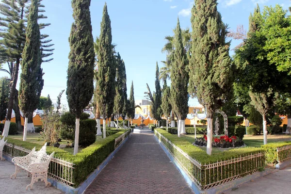 Plac Andrzeja Choluli Puebla Meksyk — Zdjęcie stockowe