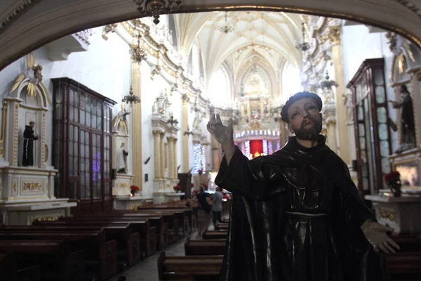 Igreja San Pedro Apostol Praça Principal Cholula Cholula Puebla México — Fotografia de Stock