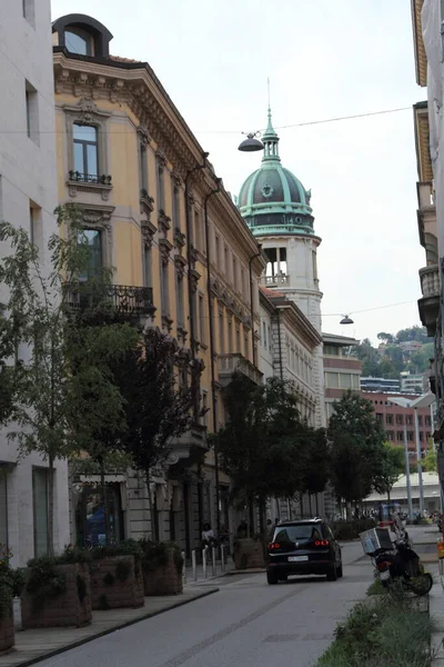 Historisk Del Lugano Schweiz — Stockfoto