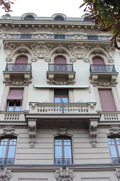 Centro Storico Lugano Svizzera — Foto Stock