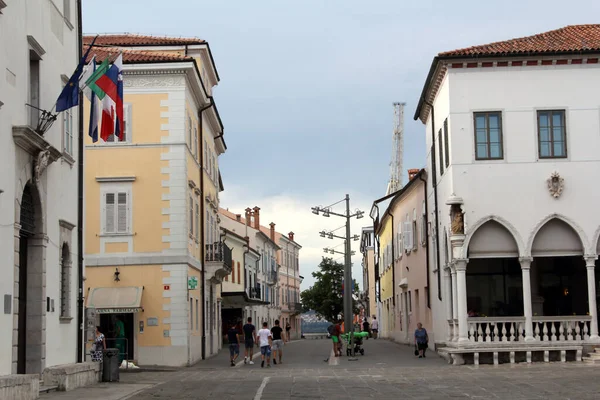 Små Kuststaden Koper Slovenien Europa — Stockfoto