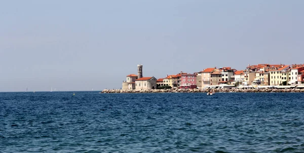 Piran Slovenia Piran Small Town Southwestern Slovenia Adriatic Sea — Stock Photo, Image