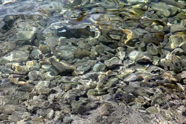 背景として地中海の海水の表面 — ストック写真