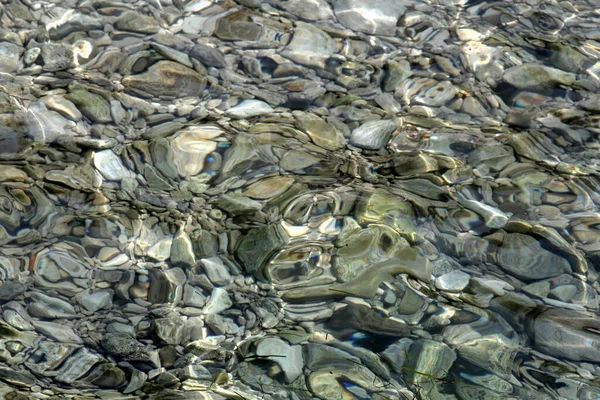 Oppervlakte Van Een Middellandse Zeewater Als Achtergrond — Stockfoto