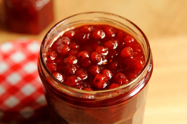 Rowanberry (Sorbus Aucuparia) reçel, makro