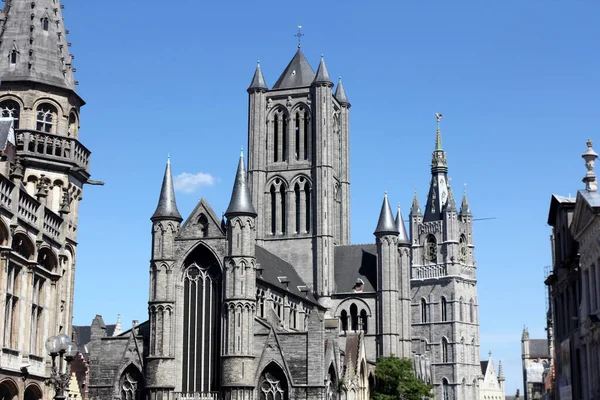 Catedral San Bavo Gante Bélgica Construcción Fue Considerada Terminada Junio — Foto de Stock