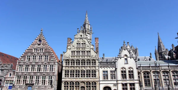 Arquitectura Histórica Gante Bélgica Europa — Foto de Stock