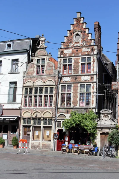 Historiska Gator Gent Belgien Europa — Stockfoto