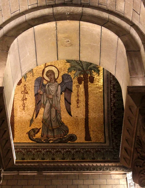 Interior Catedral São Nicolau Mônaco Europa — Fotografia de Stock