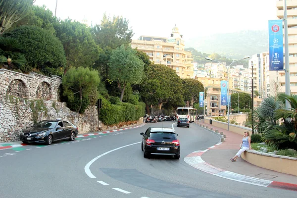 Monte Carlo Monaco Üst Geçit Şehir Manzarası — Stok fotoğraf