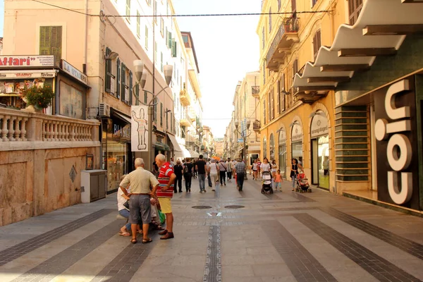 San Remo Ist Der Mittelmeerort Westligurien Nordwesten Italiens Europa — Stockfoto