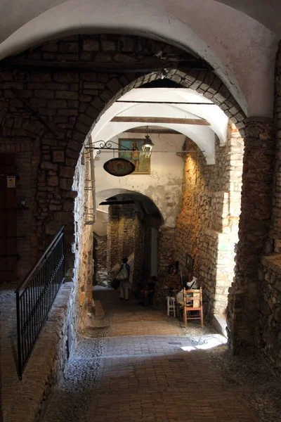 San Remo Nun Eski Merkezi Talya Nın Kuzeybatısındaki Liguria Nın — Stok fotoğraf