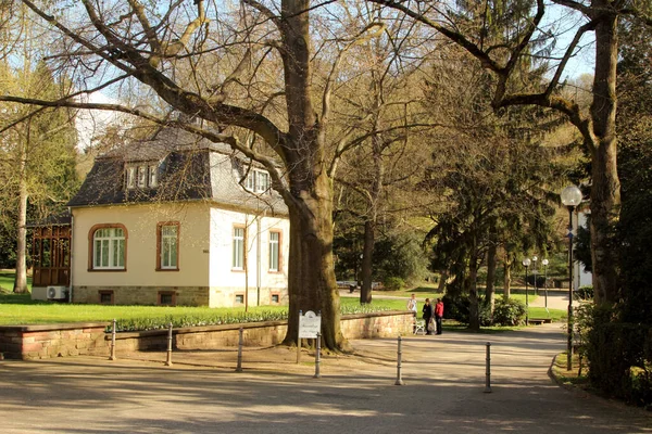 Історичний Парк Бад Соден Гессен Німеччина Bad Soden Taunus Місто — стокове фото