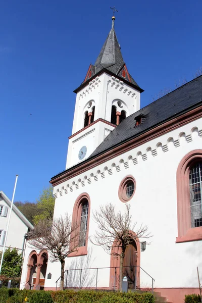 Протестантська Церква Бад Соден Гессен Німеччина Bad Soden Taunus Місто — стокове фото