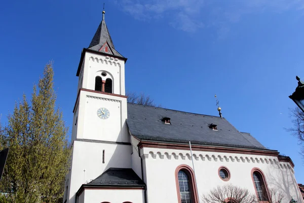 Kościół Protestancki Bad Soden Hesja Niemcy Bad Soden Taunus Miasto — Zdjęcie stockowe