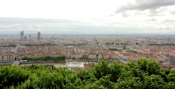 Aerial Cityscape View Lyon France — Stock Photo, Image