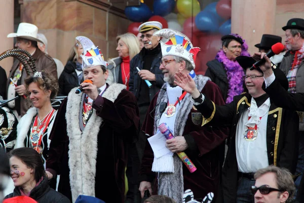 Parada Carnaval Wiesbaden Hesse Germania — Fotografie, imagine de stoc