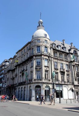Antwerp, Belçika 'da ortaçağ tarihi mimarisi.
