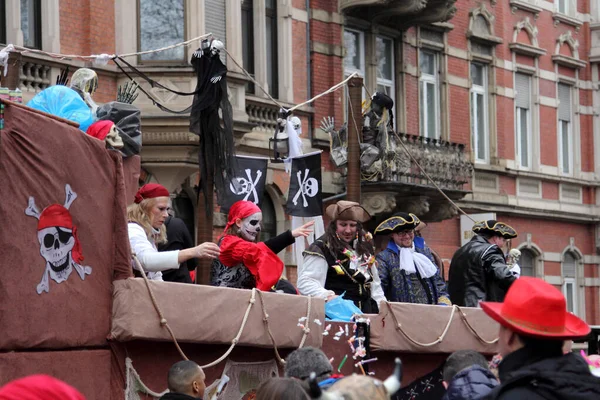 Parada Carnaval Wiesbaden Hesse Germania — Fotografie, imagine de stoc