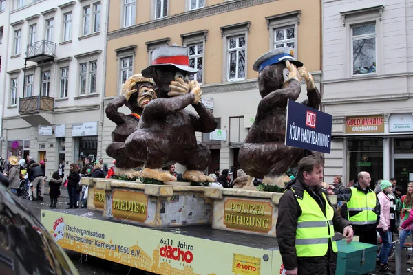 Carnival Street Parade Wiesbaden Hesse Germany — Stock Photo, Image