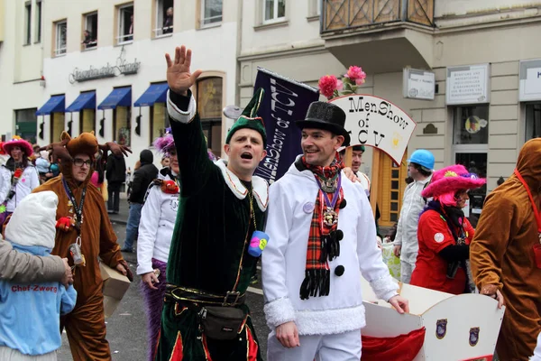 Wiesbaden Hesse Almanya Daki Karnaval Sokak Geçidi — Stok fotoğraf