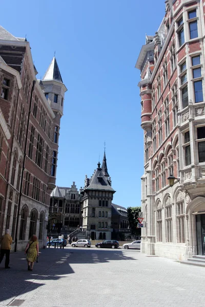 Mittelalterliche Historische Architektur Antwerpen Belgien — Stockfoto