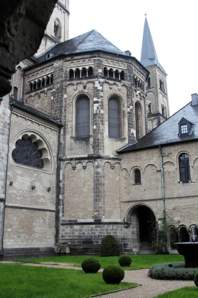 Das Bonner Münster Ist Eine Der Ältesten Kirchen Deutschlands Und — Stockfoto