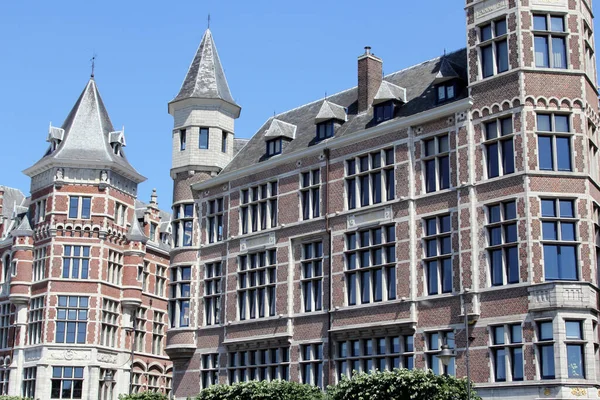 Middeleeuwse Historische Architectuur Antwerpen België — Stockfoto