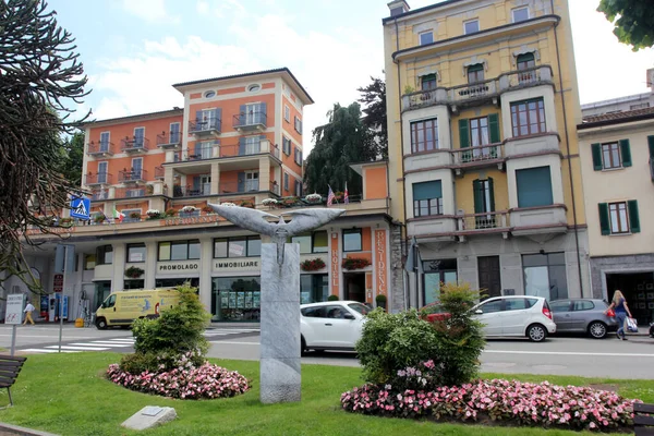 Resort Město Stresa Jezeře Maggiore Itálie — Stock fotografie