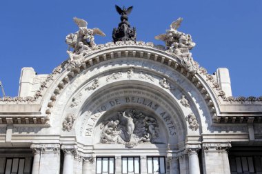 Güzel sanatlar müzesi Palacio de Güzeller Müzesi Mexico City 'de.