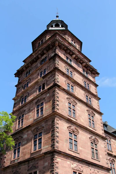 Johannisburgpalatset Aschaffenburg Main Nordvästra Bayern Tyskland — Stockfoto