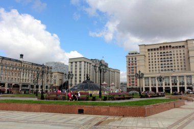 Moskova, Rusya 'daki Manezhnaya Meydanı