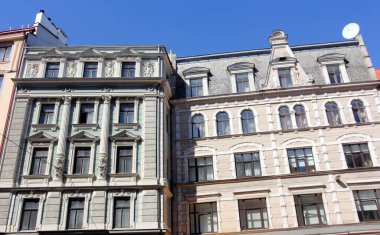 Letonya 'nın Riga şehrinin tarihi mimarisi