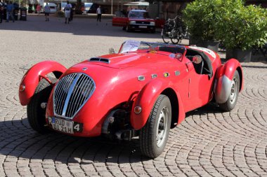 Retro vagonlar Rallye Wiesbaden, Hesse, Almanya