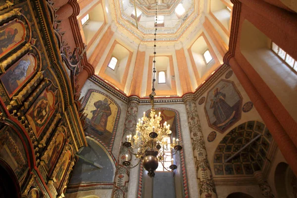 Interior Catedral São Basílio Praça Vermelha Moscou Rússia Catedral Pokrovsky — Fotografia de Stock