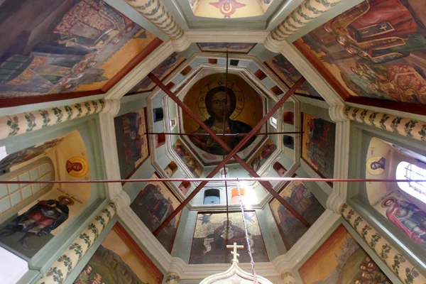 Interior Catedral São Basílio Praça Vermelha Moscou Rússia Catedral Pokrovsky — Fotografia de Stock
