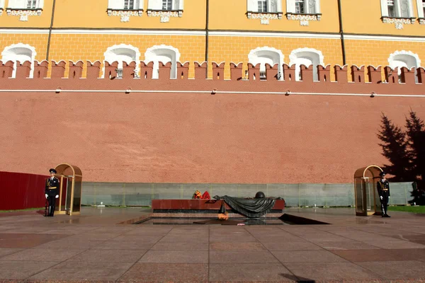 Chama Eterna Guerreiro Desconhecido Moscou Rússia — Fotografia de Stock