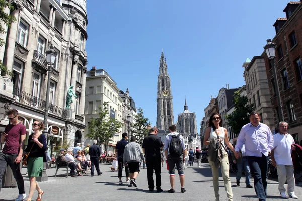 Antwerpen Belgien Antwerpen Ist Mit 512 000 Einwohnern Die Zweitgrößte — Stockfoto