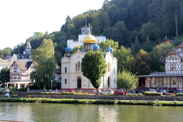 Old Russian Orthodox Church Spa Town Bad Ems Germany — Stock Photo, Image