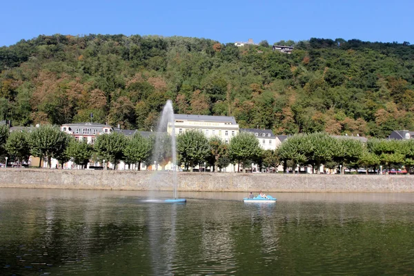 Ciudad Del Resort Bad Ems Río Lahn Alemania —  Fotos de Stock